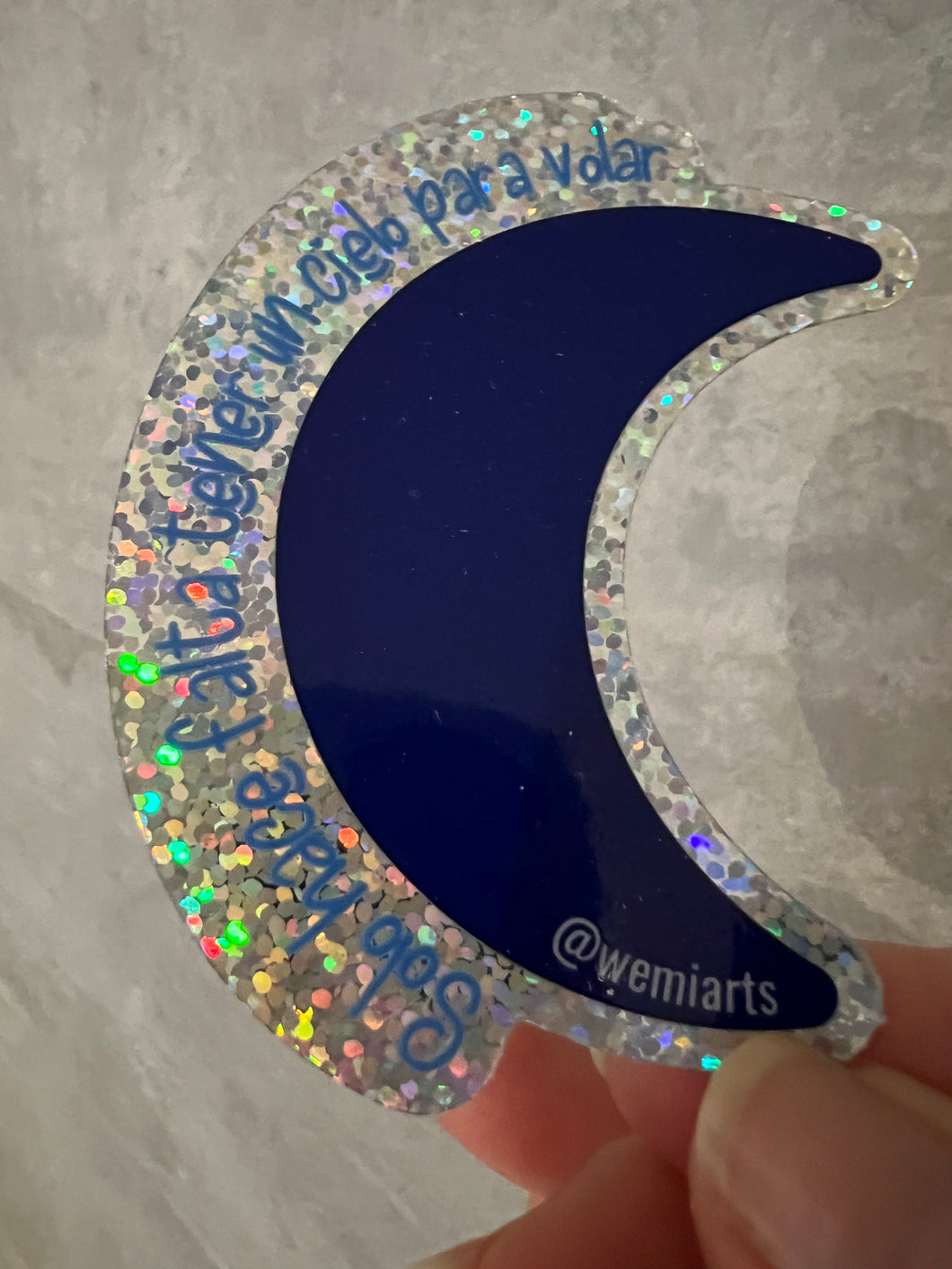Stickers- Solo hace falta tener un cielo para volar. @wemiarts