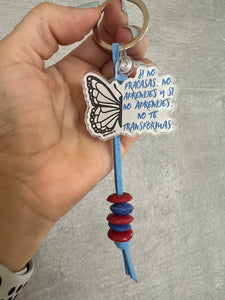 Positive Keychain- Butterfly