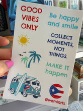 Cargar imagen en el visor de la galería, Stickers- Good vibes only 🇵🇷