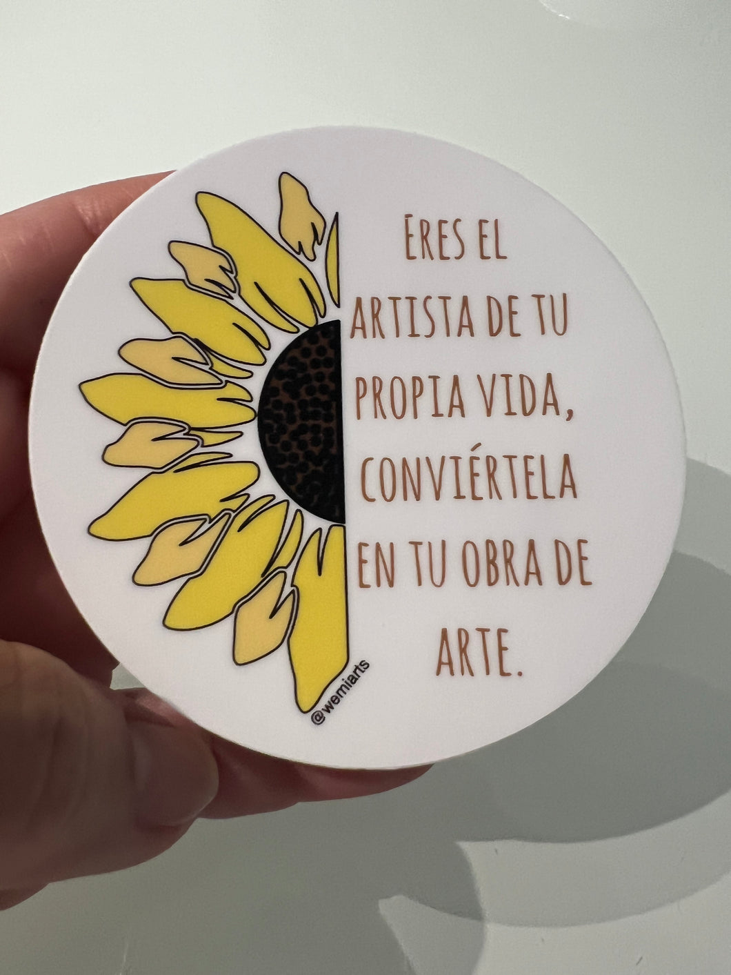 Stickers Eres El Artista De Tu Propia Vida Conviértela En Tu Obra De Wemiarts 6615
