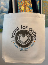 Cargar imagen en el visor de la galería, Tote bag #itravelforcoffee
