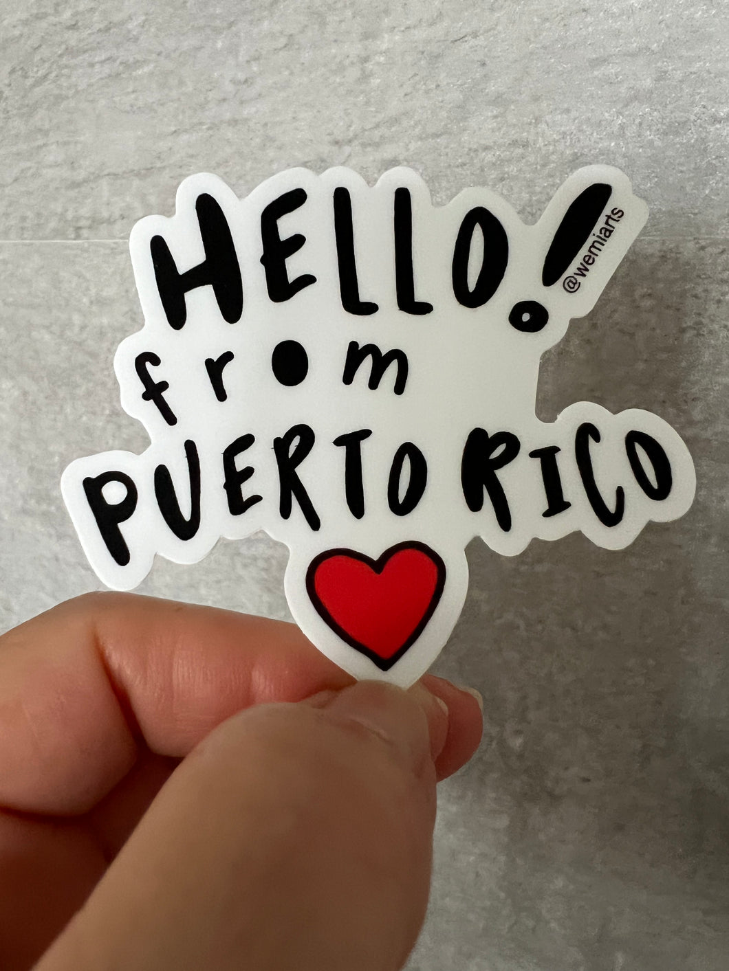 Stickers- Hello from Puerto Rico