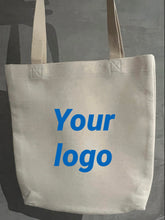 Cargar imagen en el visor de la galería, Tote Bag- Your logo (Custom your own design or logo)