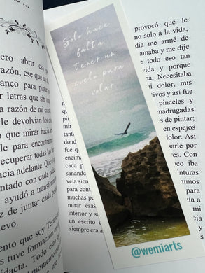 Bookmarks- Solo hace falta tener un cielo para volar.