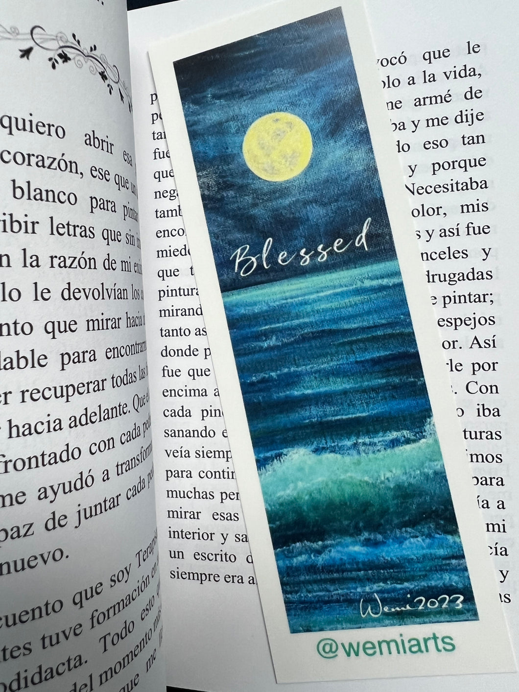 Bookmarks- Blessed (Moon)