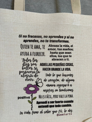 Tote Bag- Frases Collage