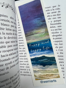 Bookmarks- Happy mind happy life