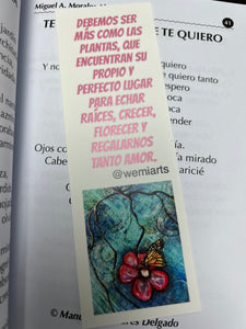 Bookmarks- Queremos flores