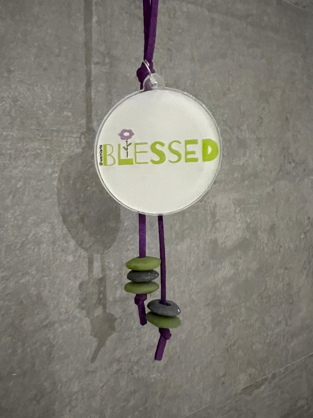 Car Charms- Blessed