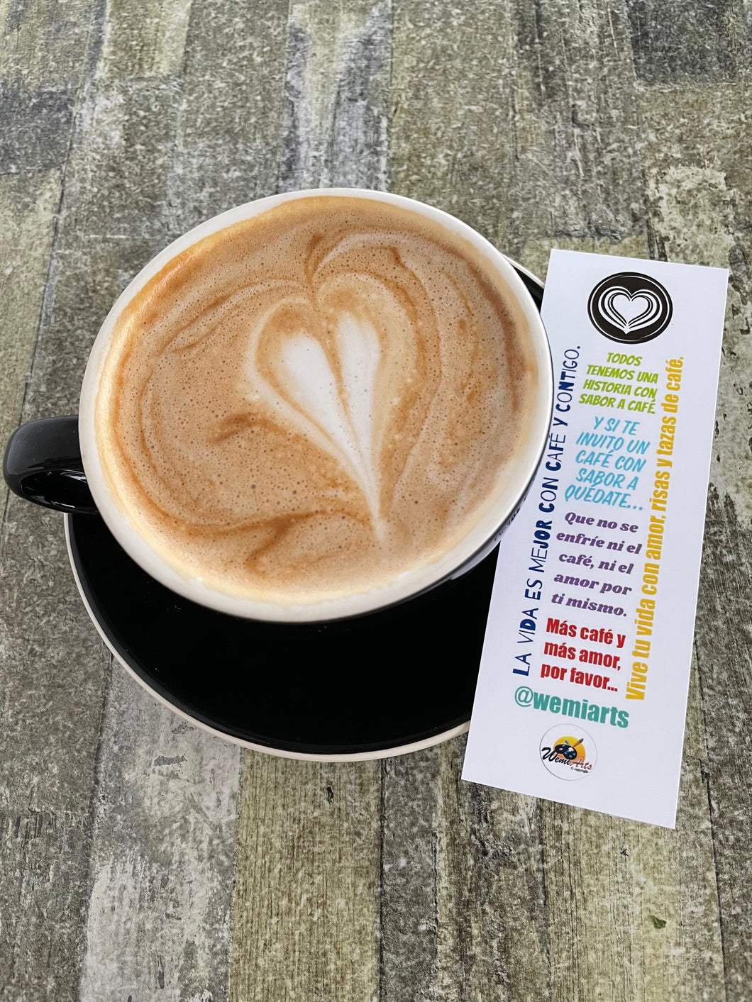 Bookmarks- coffeelover- marcador de páginas con mis frases de café.