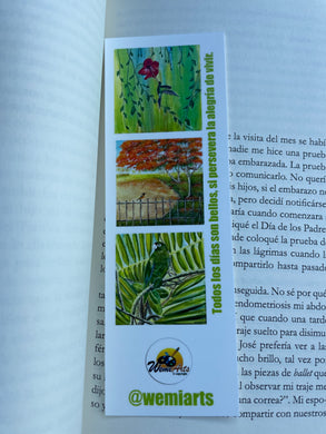 Bookmarks- Colección de obras: Colibrí, Un canto a la vida y Cuqui