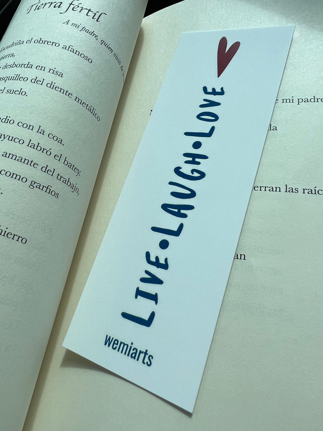 Bookmarks- Live•Laugh•Love