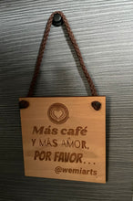 Cargar imagen en el visor de la galería, Artisanal plate- Más café y más amor, por favor…