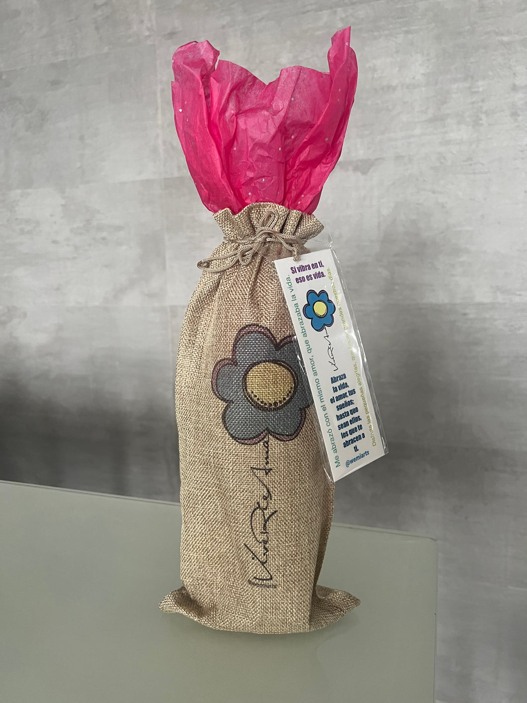 Wine Bag/ Vive•Ríe•Ama