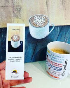 Bookmarks- Café y letras