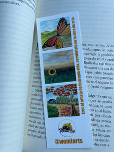 Bookmarks- Colección de obras: Mariposa mía, Girasoles, Bella vida.