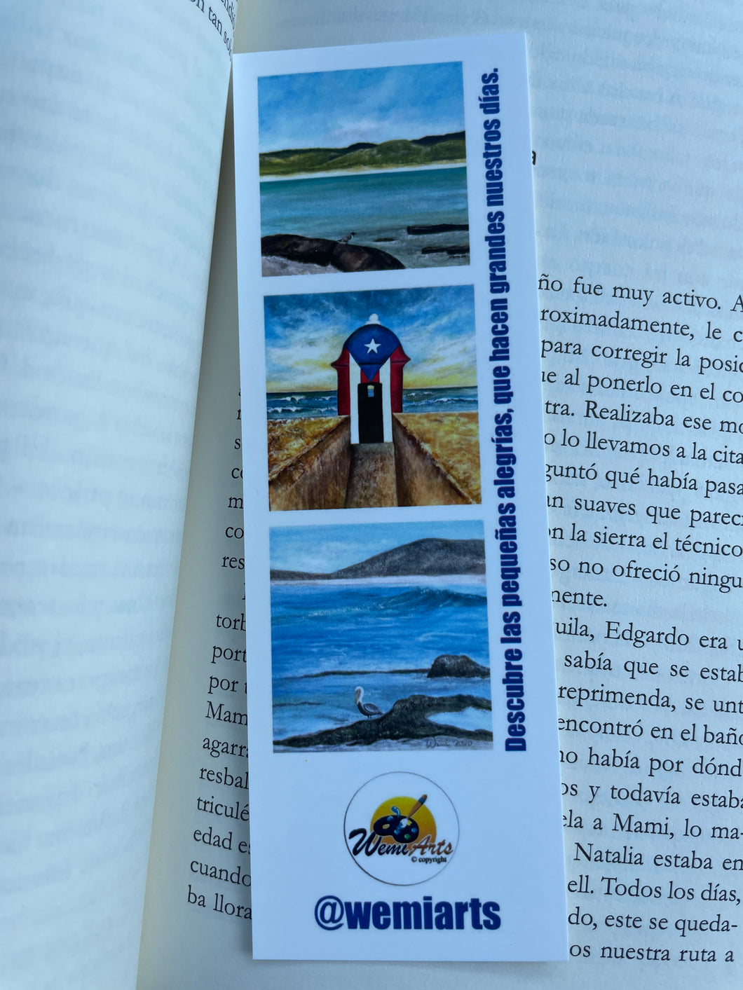 Bookmarks- Colección de obras: Isla Chiquita, Garita Boricua y Azul.