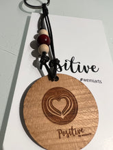 Cargar imagen en el visor de la galería, Positive Keychain- Más café y más amor, por favor… @wemiarts