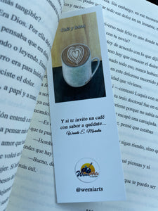 Bookmarks- Café y letras